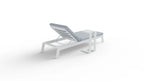 Outdoor Sun Lounger - White