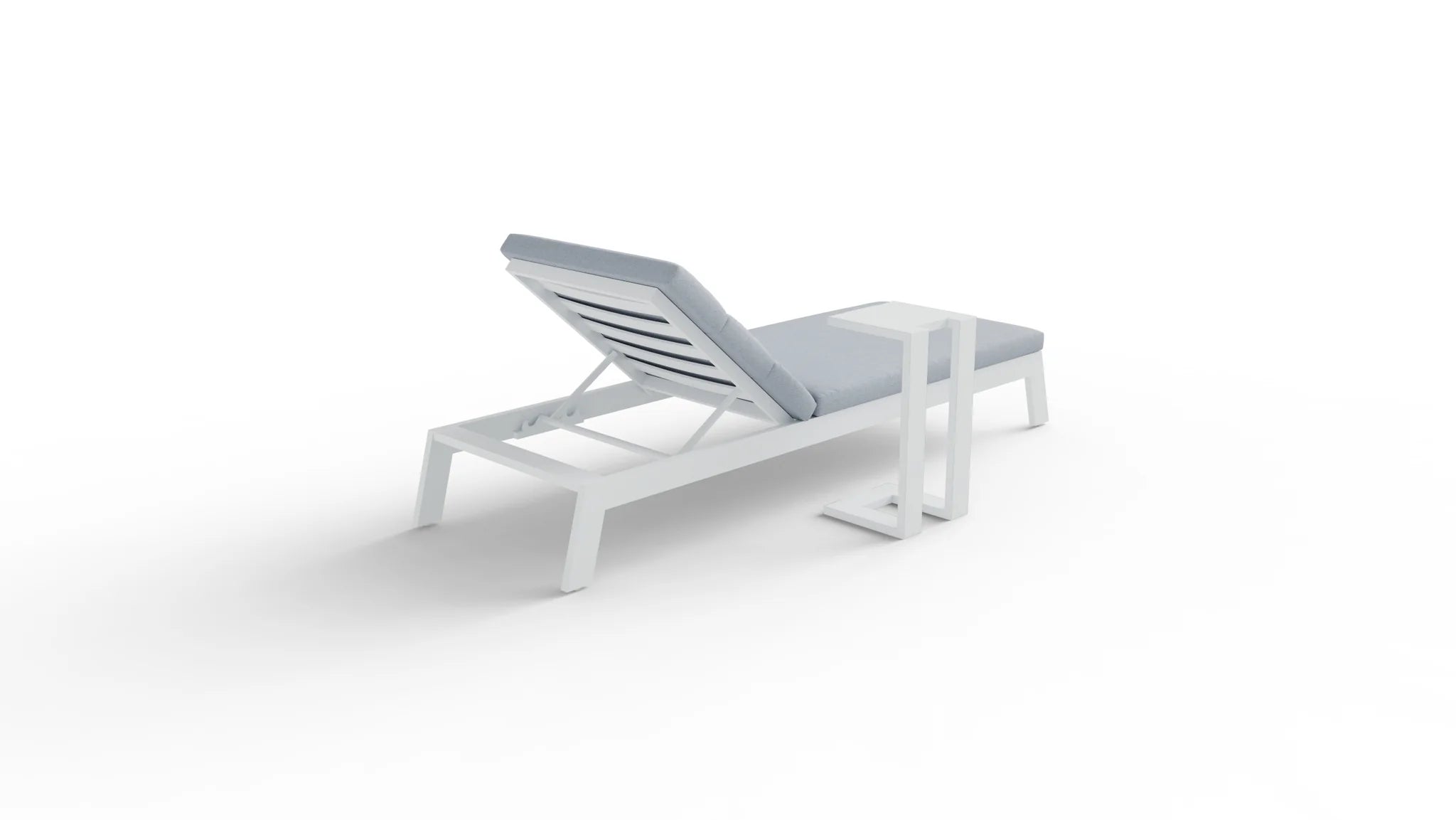 Outdoor Sun Lounger - White