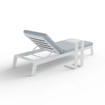 Outdoor Sun Lounger - White