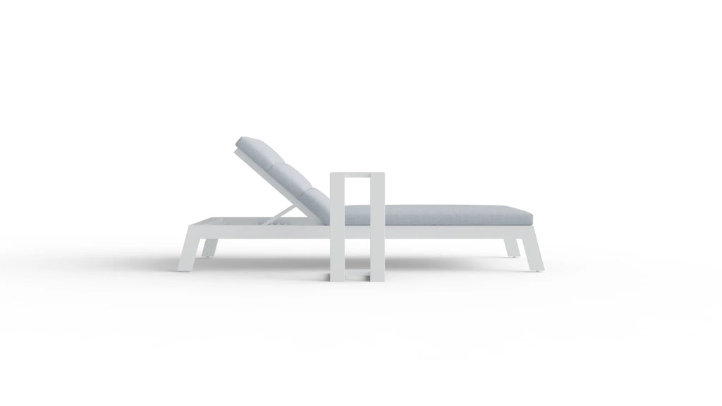 Outdoor Sun Lounger - White